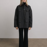 Harlow Barn Jacket in Charcoal