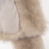 Celeste Faux Fur Jacket in Natural