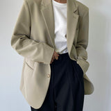 Aman Blazer in Light Khaki