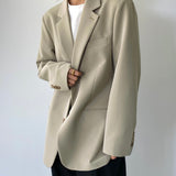 Aman Blazer in Light Khaki