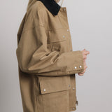 Harlow Barn Jacket in Beige