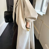 Penn Funnel Neck Coat in Stone