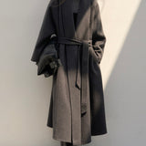 Willa Wool Coat in Charcoal