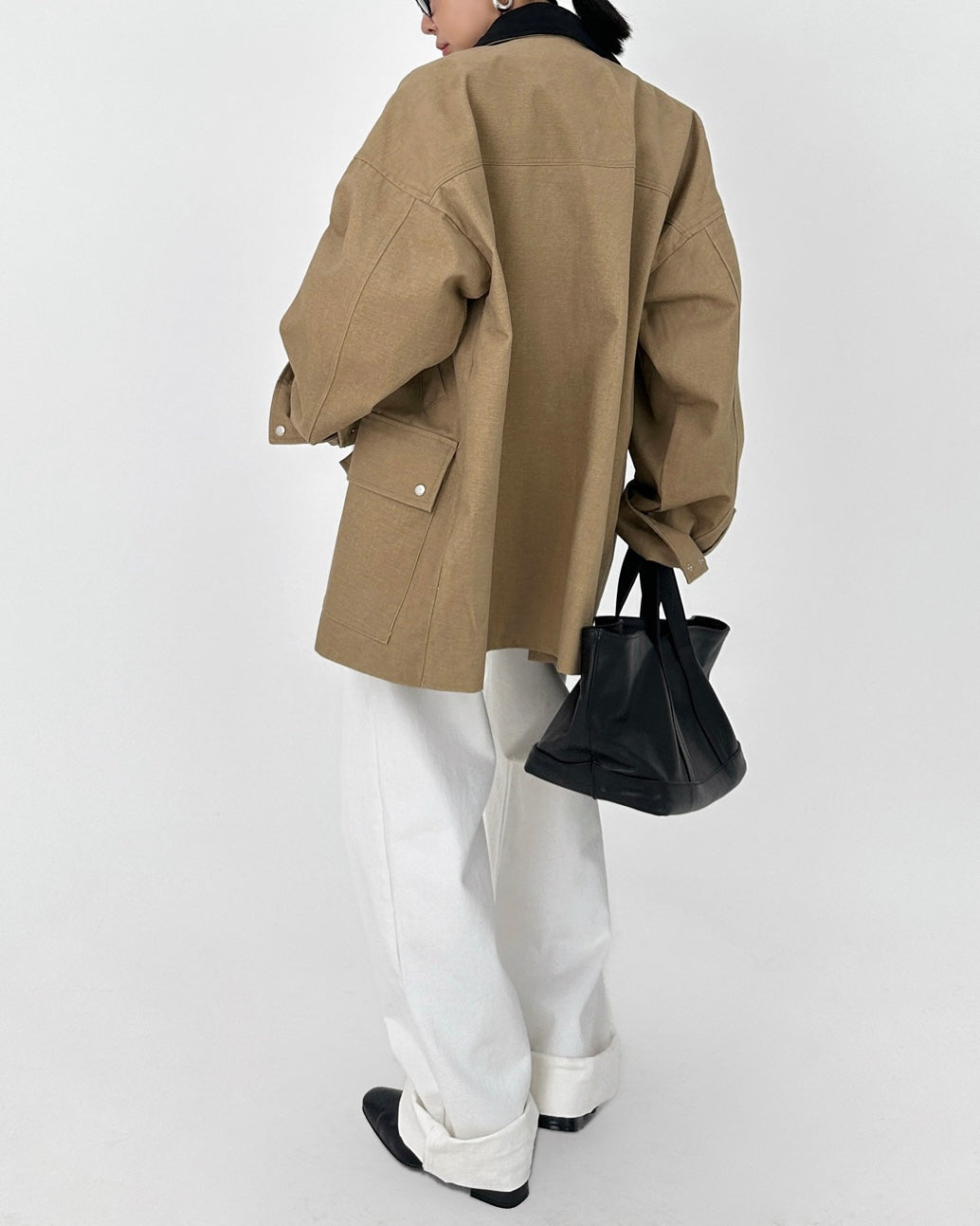 Harlow Barn Jacket in Beige