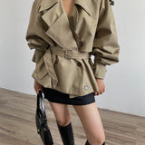 Rumi Short Trench Coat