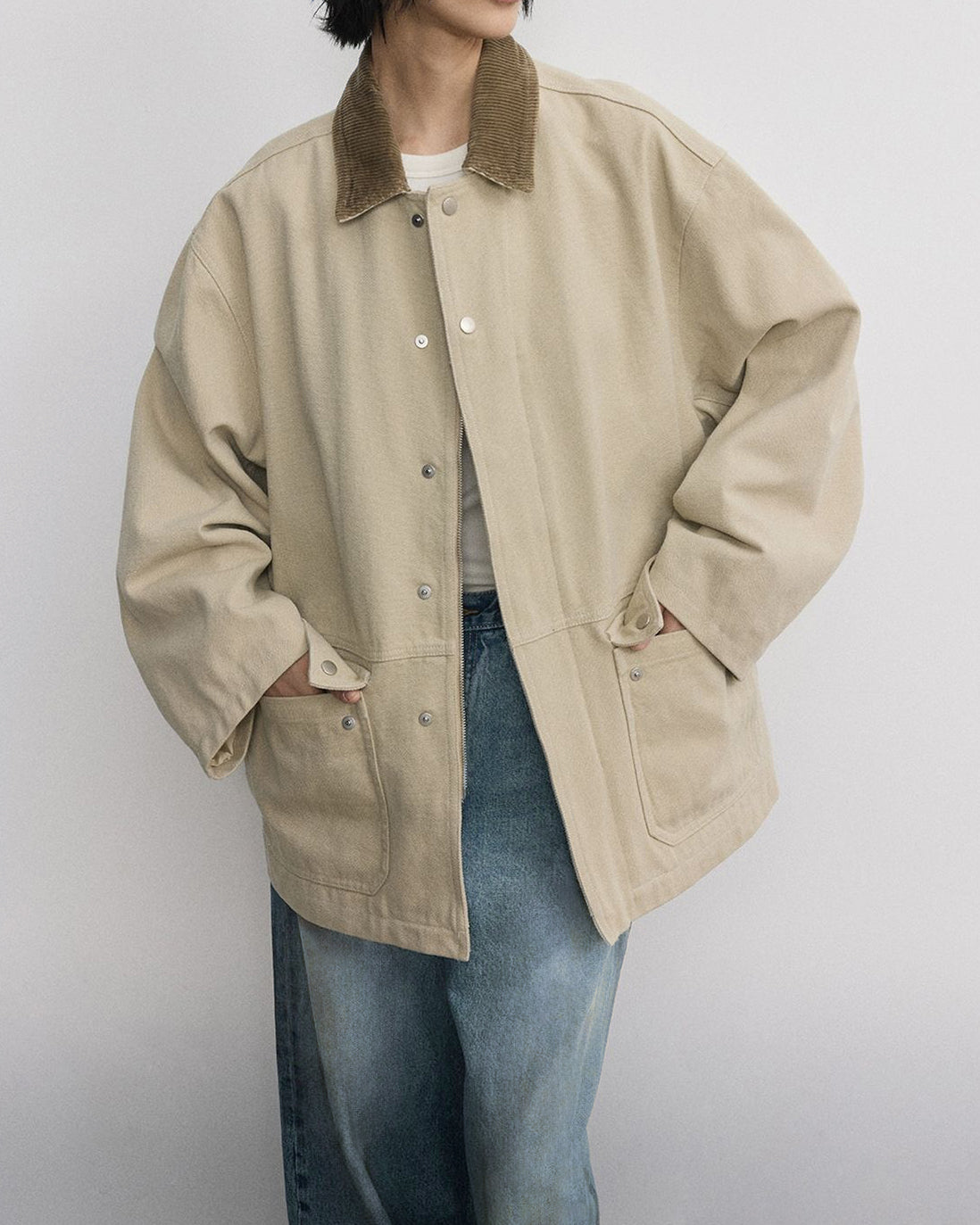 Lyon Barn Jacket in Bisque