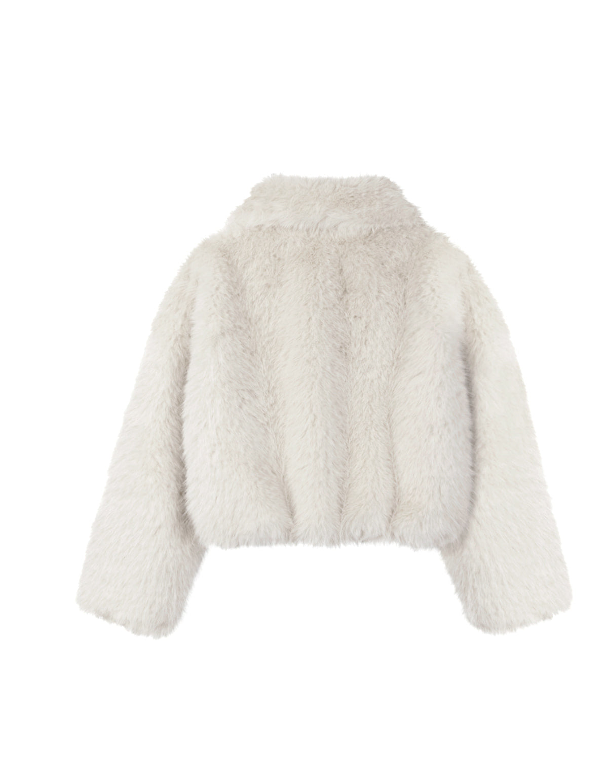 Sadie Faux Fur Jacket in Snow