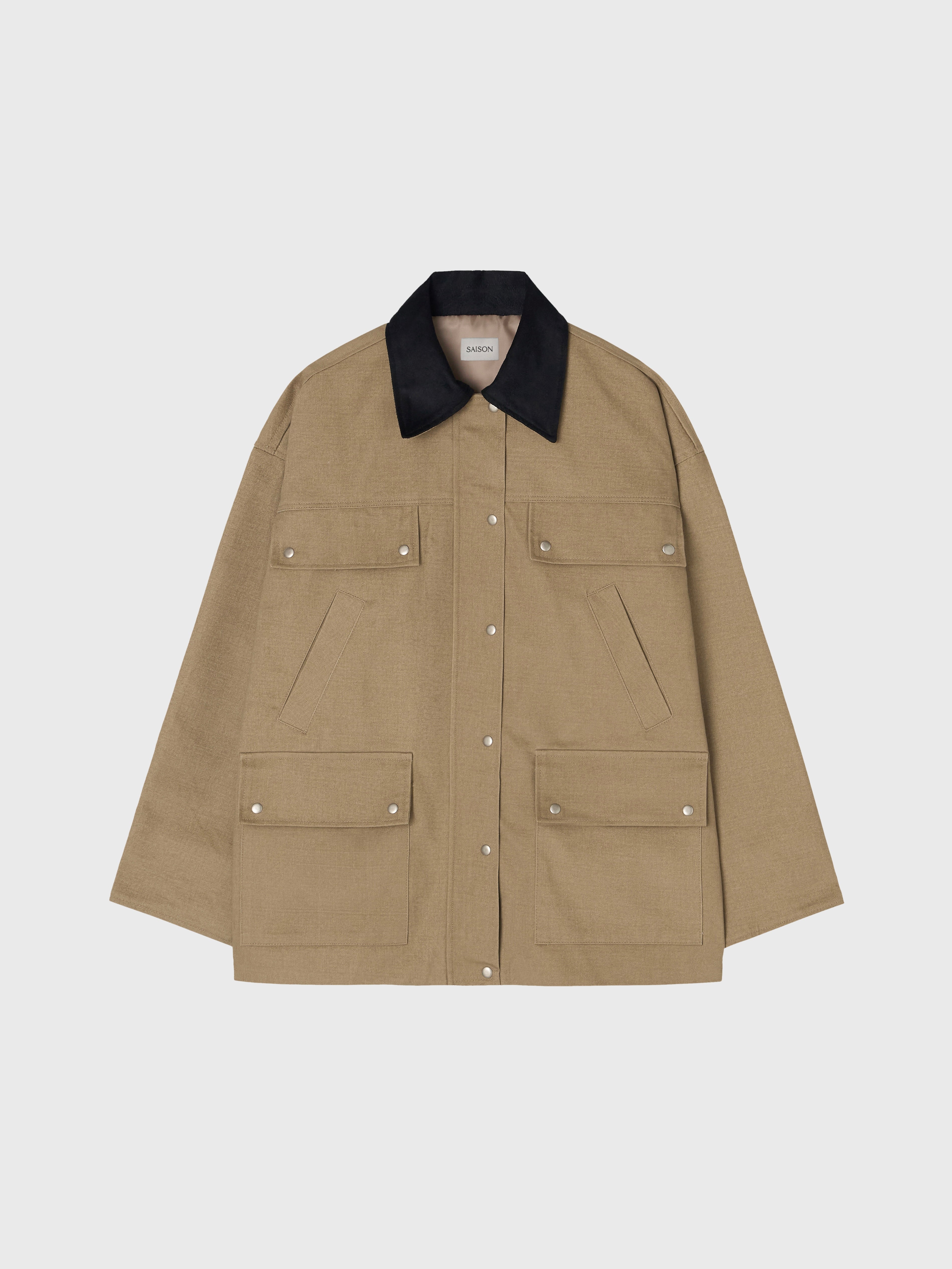 Harlow Barn Jacket in Beige