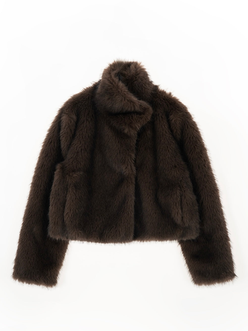 Celeste Faux Fur Jacket in Mocha