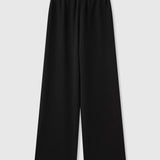 Constance Bias Crepe Pant in Black
