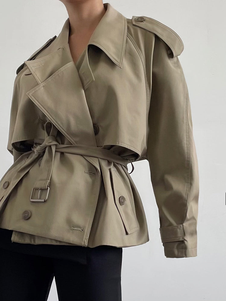 Rumi Short Trench Coat – SAISON