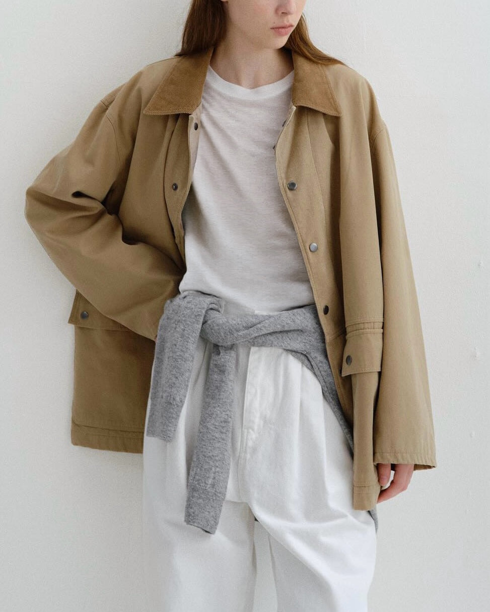 Jodie Barn Jacket in Beige