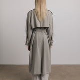 Penelope Trench Coat in Grey