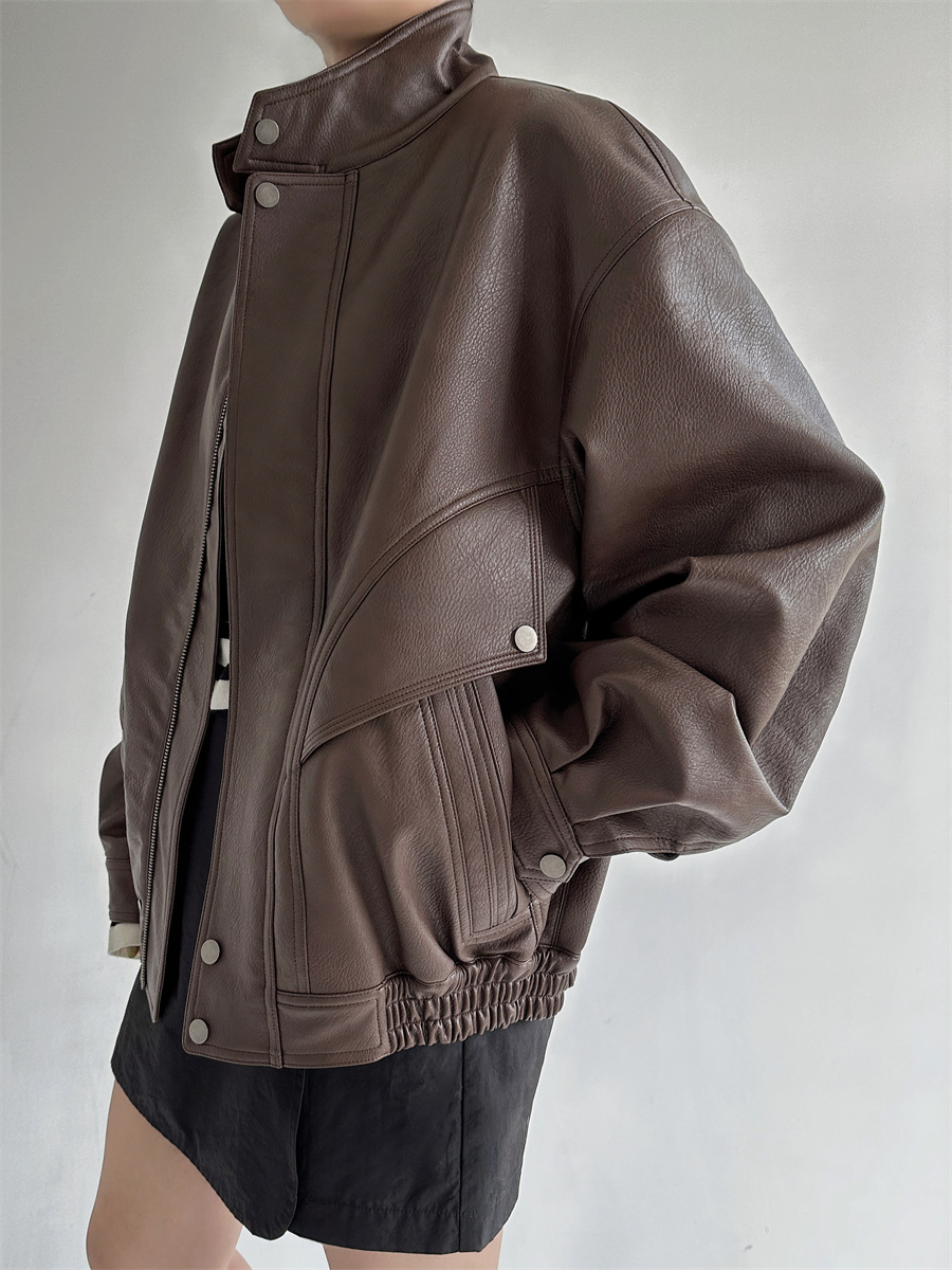 Devon Faux Leather Jacket