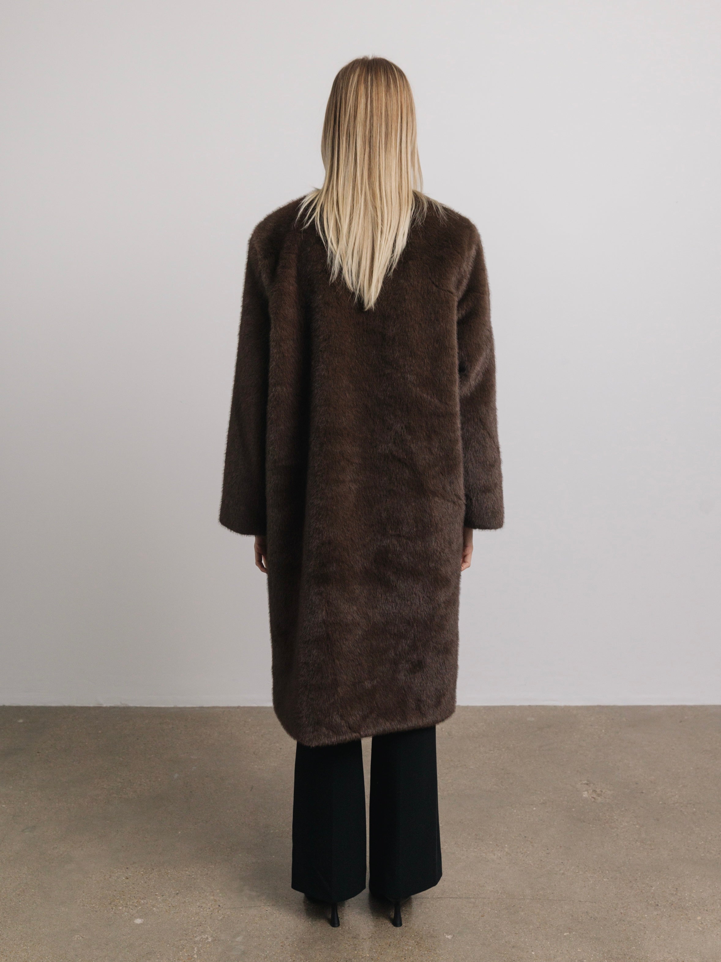 Harper Mink Faux Fur Coat