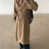 Harriet Trench Coat in Dark Beige