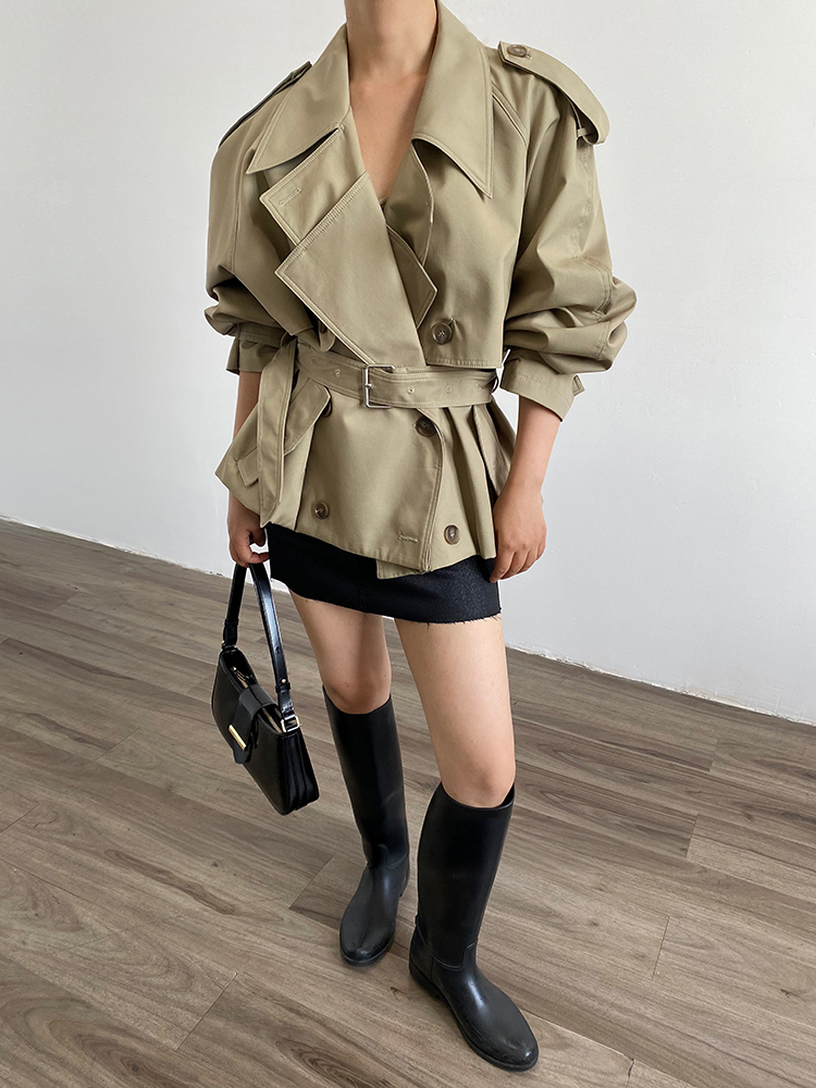 Rumi Short Trench Coat