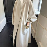 Penn Funnel Neck Coat in Stone