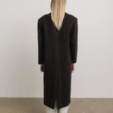 Thea Wool Coat in Chocolate