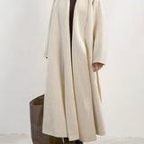 Willa Wool Coat in Ivory