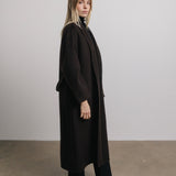 Emery Wool Coat in Espresso