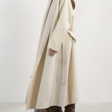 Willa Wool Coat in Ivory