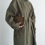 Faye Trench Coat in Green