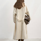 Willa Wool Coat in Ivory