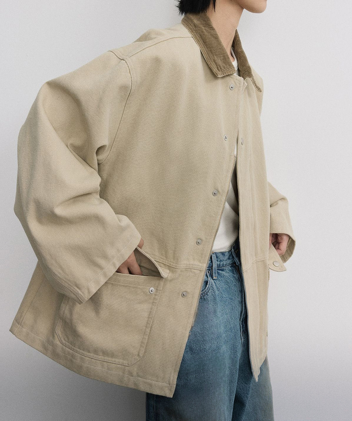 Lyon Barn Jacket in Bisque