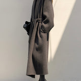 Willa Wool Coat in Charcoal