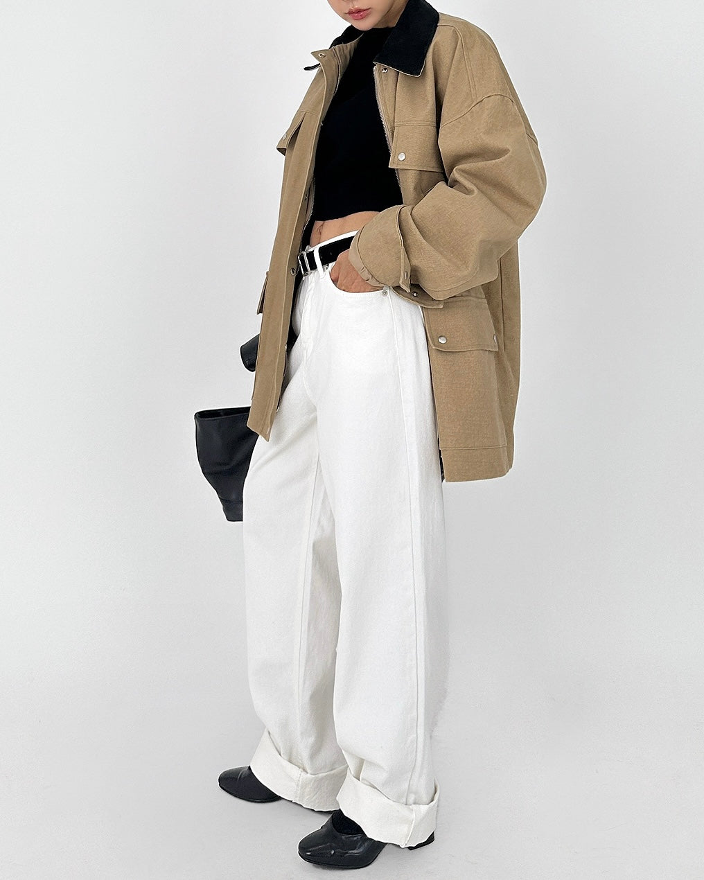 Harlow Barn Jacket in Beige