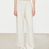Constance Bias Crepe Pant in Ivory
