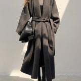 Willa Wool Coat in Charcoal