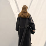 Willa Wool Coat in Charcoal
