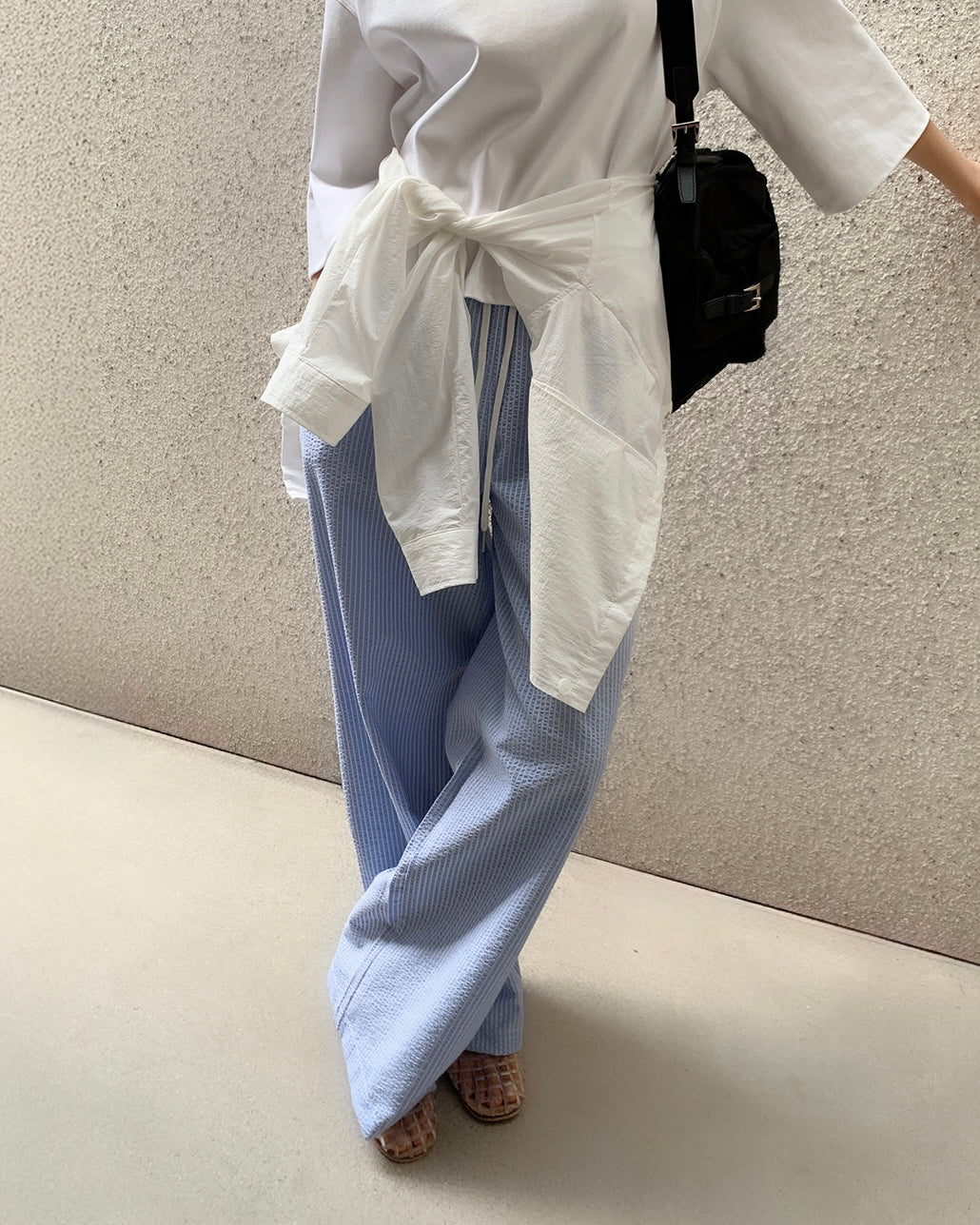 Quinn Relaxed Seersucker Pant