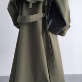 Faye Trench Coat in Green
