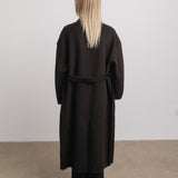 Emery Wool Coat in Espresso