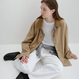 Jodie Barn Jacket in Beige