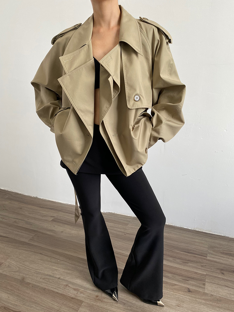 Rumi Short Trench Coat