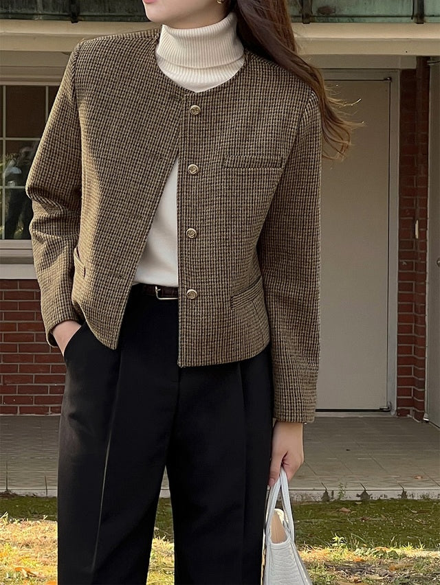 Lana Wool Tweed Jacket