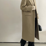 Athena Alpaca Coat in Vanilla