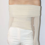 Josefine Knit Top in Buttermilk