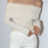 Josefine Knit Top in Buttermilk