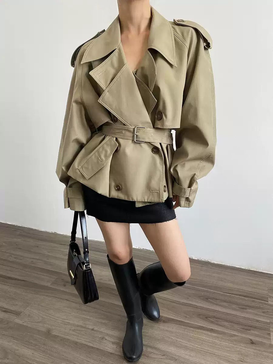 Rumi Short Trench Coat