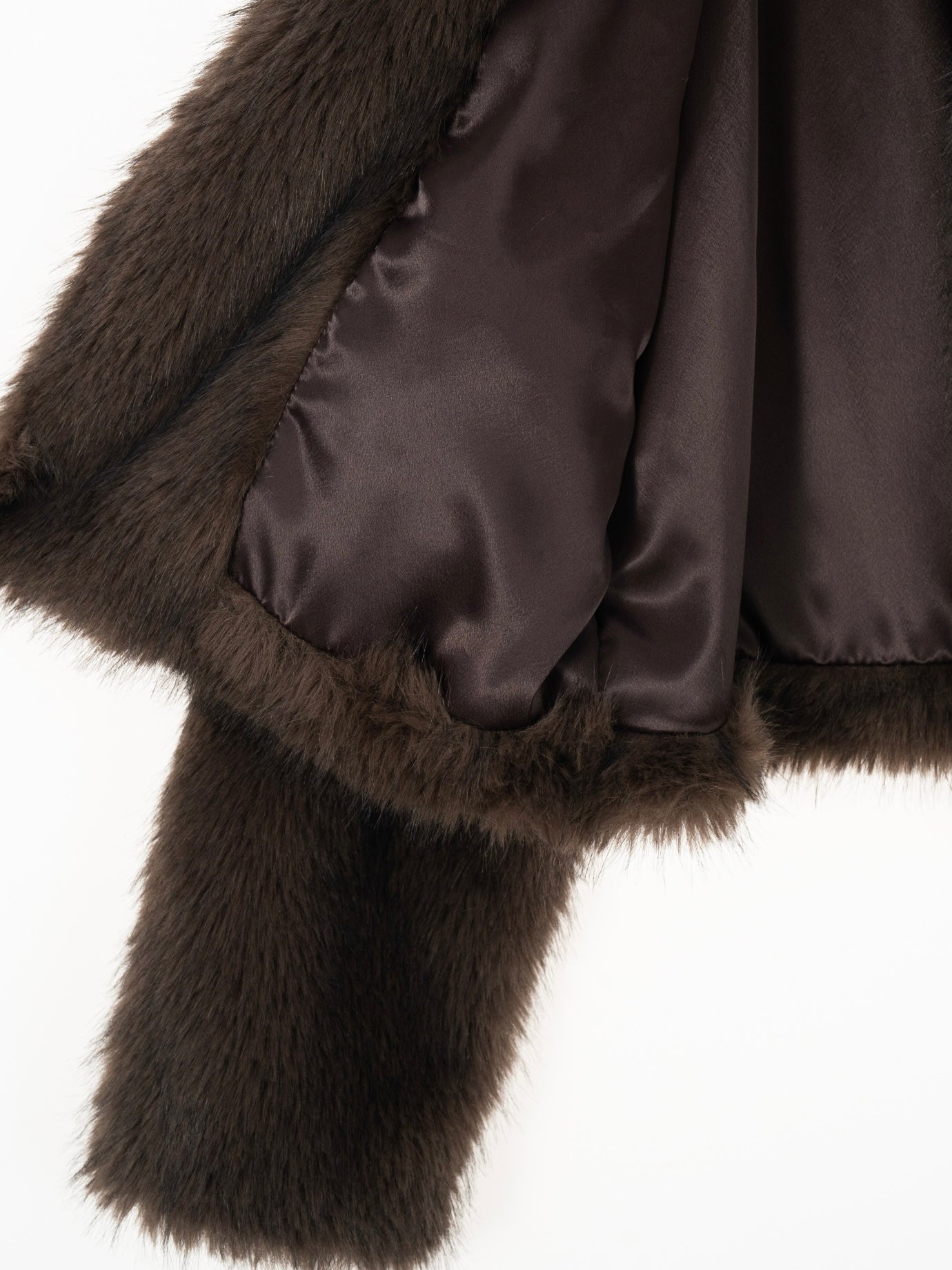 Celeste Faux Fur Jacket in Mocha