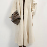Willa Wool Coat in Ivory