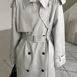 Sloane Trench Coat in Stone
