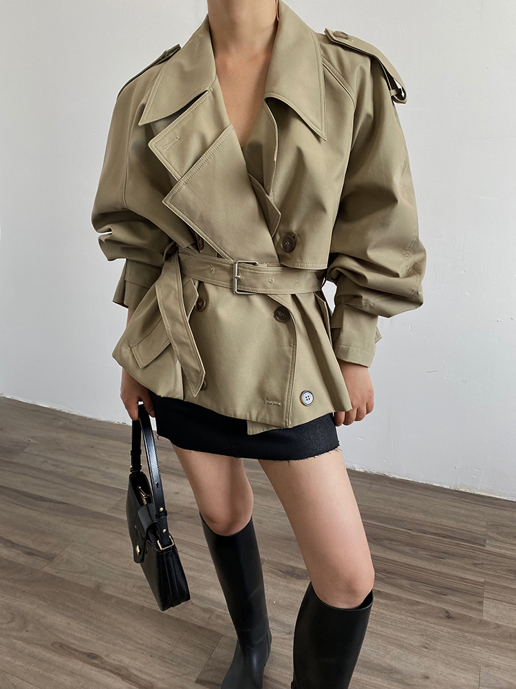 Rumi Short Trench Coat