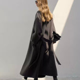 Willa Wool Coat in Charcoal