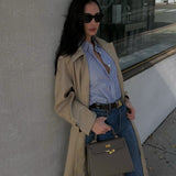 Kristen Trench Coat in Beige